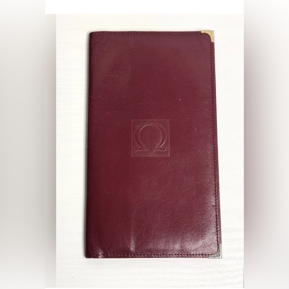 Vintage Omega Leather Wallet